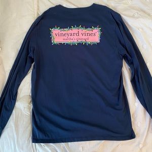 Navy VINEYARD VINES long-sleeve t-shirt